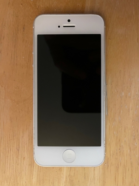 Apple iPhone 5 – 16GB – Weiß & Silber (entsperrt) A1429 – Display nicht funktionsfähig