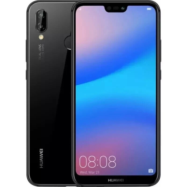 Huawei P20 Lite 64GB schwarz 4G LTE NFC entsperrt Android Smartphone