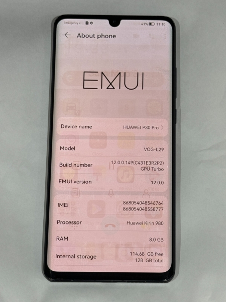 Huawei P30 Pro – 128 GB – Smartphone schwarz (entsperrt) – Farbe