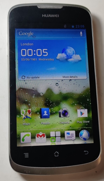 Huawei Ascend G300 weiß/silber Android Smartphone – Beschreibung lesen #158F