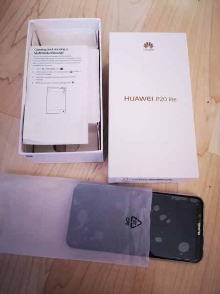 smartphone huawei p20 lite NEU ohne Ladekabel