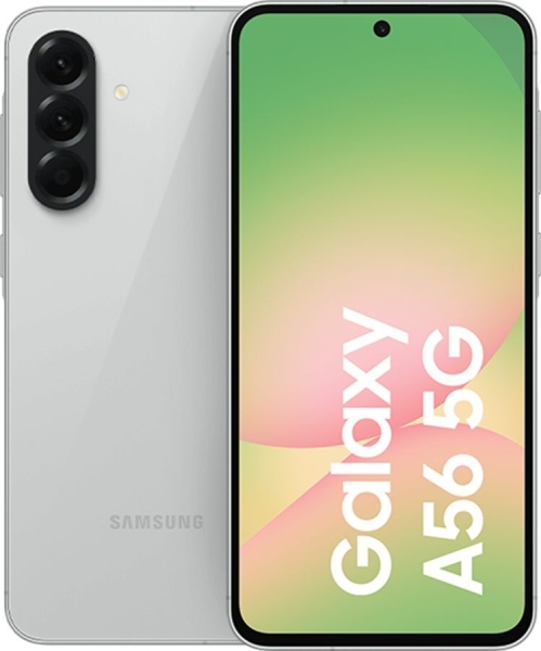 Samsung Galaxy A56 (A566B) 128 GB Awesome Lightgray Dual-SIM Android Smartphone