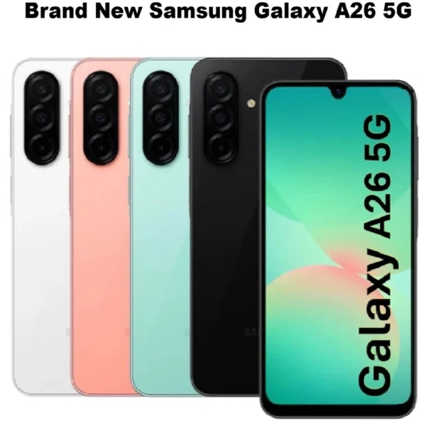 Samsung Galaxy A26 5G 128GB entsperrt Dual Sim Android Smartphone alle Farben