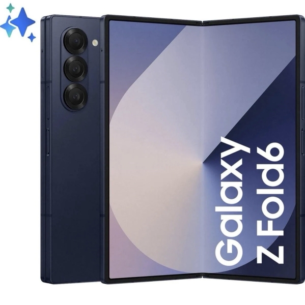Samsung Galaxy Z Fold6 Dual-SIM Smartphone 256GB Blau Navy – Wie Neu