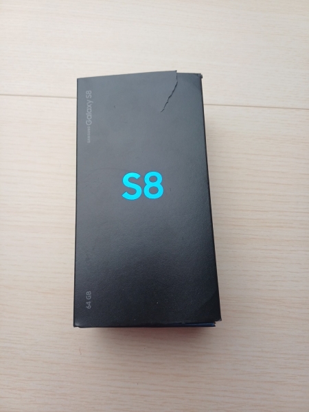 Samsung Galaxy S8 64GB Midnight Black Smartphone mit gesprungenem Display – funktioniert