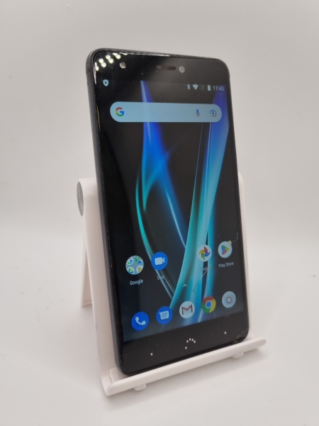 BQ Aquaris X schwarz entsperrt 32GB 5,2″ 16MP Android Smartphone gesprungen