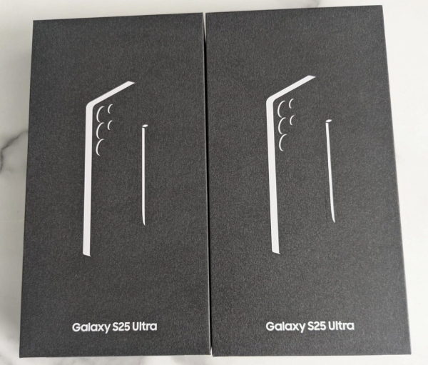 Brandneu Samsung Galaxy S25 Ultra 256GB Dual Sim 5G entsperrt Smartphone schwarz