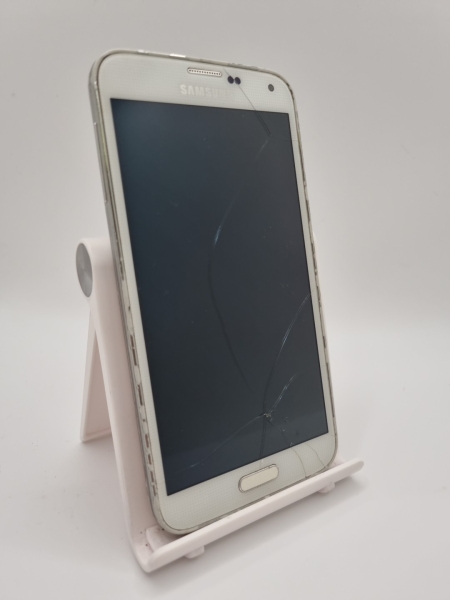 Samsung Galaxy S5 weiß entsperrt 16GB 5,1″ Android Smartphone gesprungen unvollständig