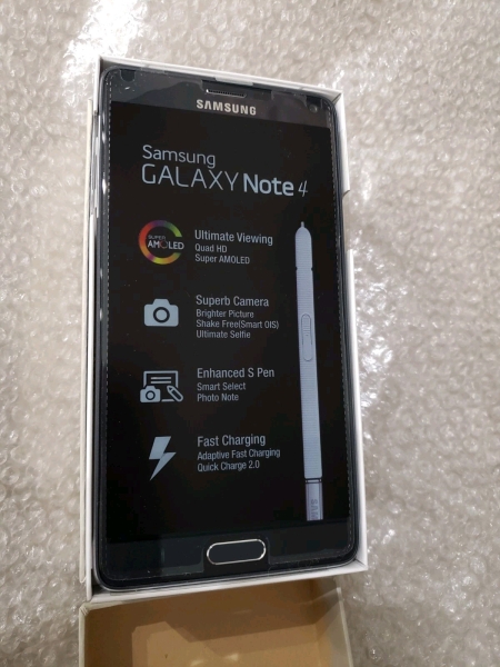 Original neues Samsung Galaxy Note 4 – 32GB Smartphone (entsperrt) anthrazit schwarz