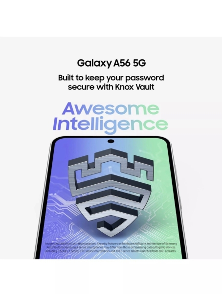 Samsung Galaxy A56 5G Smartphone 6,7″ entsperrt 8GB RAM 128GB Speicher hellgrau