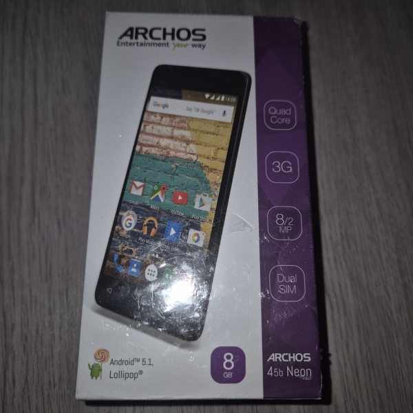 Handy / Smartphone – Archos 45b- 8GB- Neon Android 5.1 – Neu & OVP eingeschweißt