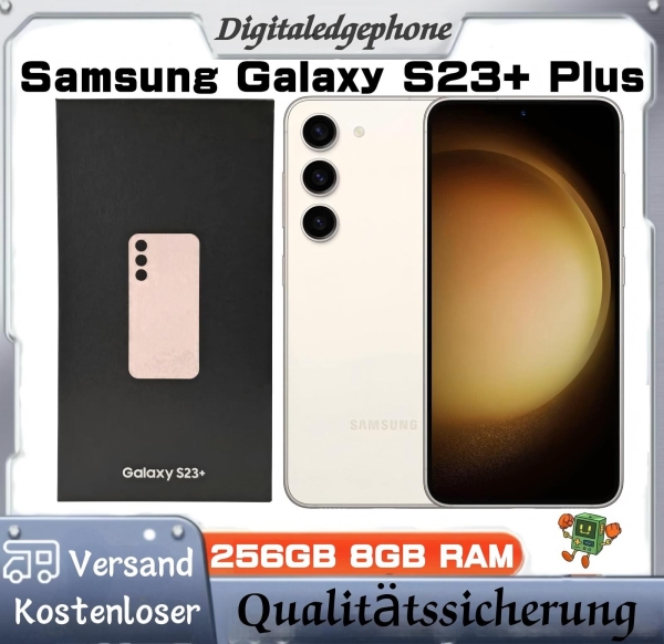 Neu Samsung Galaxy S23+ Plus 8+256GB 6.6 Zoll Smartphone Handys – Ohne Vertrag