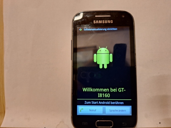 Handy Samsung Galaxy Ace 2 GT I8160 schwarz(Ohne Simlock) Smartphone