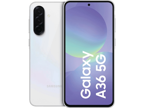 SAMSUNG Galaxy A36 128 GB Smartphone  6.7 Zoll Awesome White  Handy Mobiltelefon