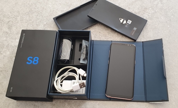 Samsung Galaxy S8 SM-G950 – 64GB – Rose Pink (Ohne Simlock) Smartphone