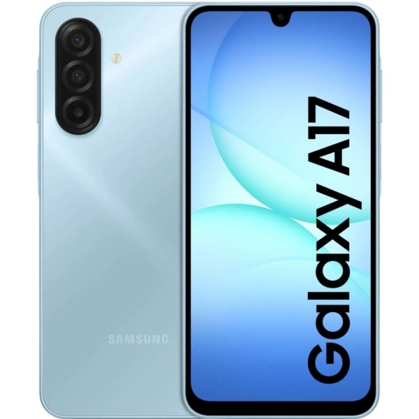 Samsung Galaxy A17 A175 4G/LTE Smartphone 256GB 8GB RAM hellblau Triple-Kamera