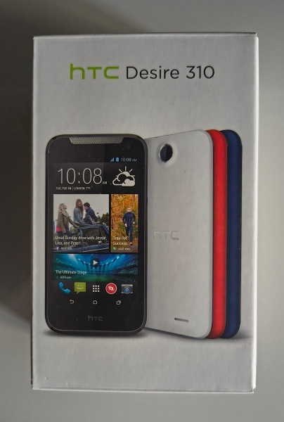 Smartphone HTC  Desire 310 – 4GB – Weiss (Ohne Simlock) in OVP gebraucht
