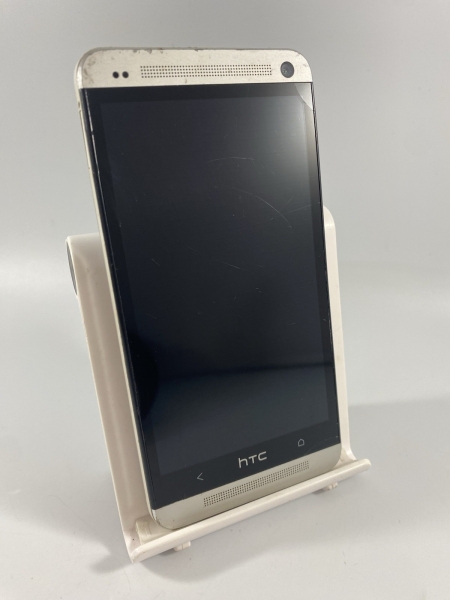 HTC One M7 silber 32GB 4,7″ 4G Android Touchscreen Smartphone gesprungen defekt #SF1