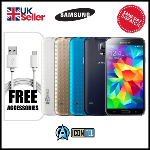 Samsung Galaxy S5 SM-G900F – 16GB Farben entsperrt 4G Smartphone Grade A Sehr Gut