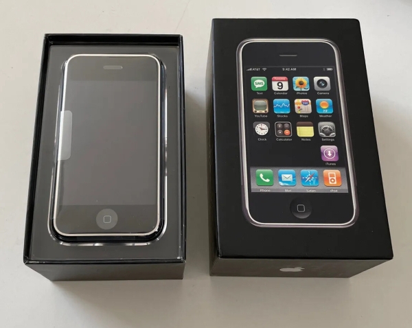Old Stock Apple iPhone 2g 8gb 1. Generation Sammlerstück 13 Icon – AT&T Box