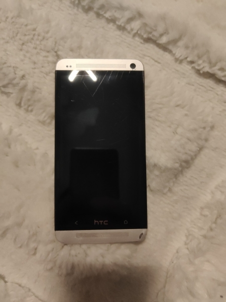 HTC One M7 32GB silber (entsperrt) (Einzel-SIM) nur Stromteile