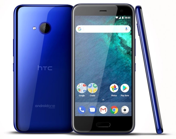 HTC U11 Life – 32GB – Sapphire Blue (entsperrt) Smartphone mit Displayschutz