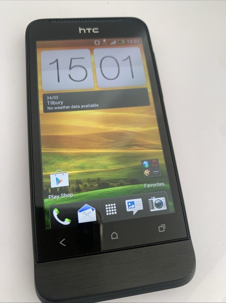 HTC One v 4GB RAM, 3,7″ Display, 5MP Kamera, schwarz, SELTENES KLASSISCHES TOUCHHANDY
