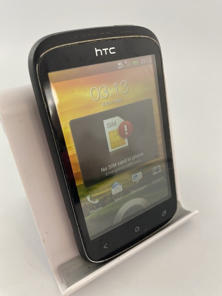 HTC Desire C schwarz unbekanntes Netzwerk Single Sim 4GB 3,5″ Android Smartphone