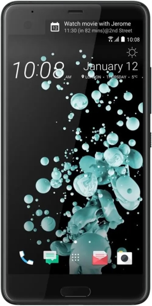 HTC U Ultra Smartphone Handy 64 GB Brilliant Black Dual Display SIEHE TEXT