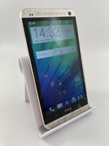 HTC One M7 silber entsperrt 32GB 4,7″ Android Touchscreen Smartphone gesprungen