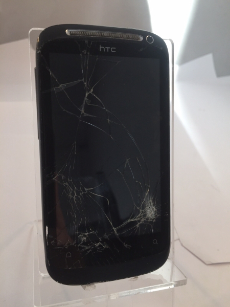 HTC Desire S schwarz 1GB orange Netzwerk Smartphone 768MB RAM gesprungen unvollständig
