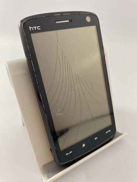 HTC Touch HD schwarz orange Netzwerk 3,8″ Handy Smartphone gesprungen unvollständig