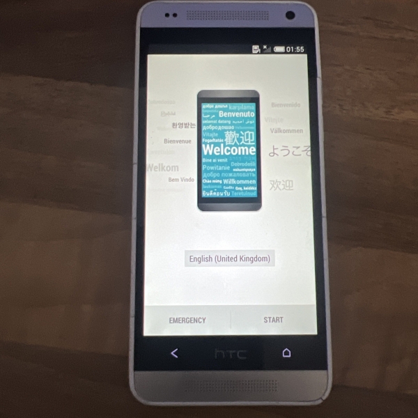 HTC One Mini schwarz entsperrt 16GB 1GB RAM Android Smartphone gesprungen