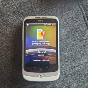 HTC Wildfire weiß entsperrt 512MB 3,2″ 5MP Android Smartphone defekt