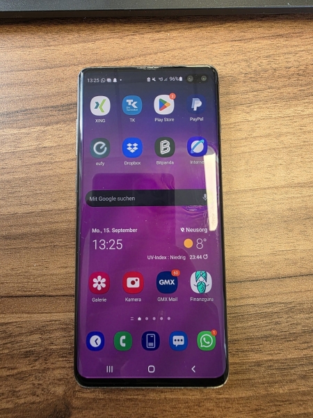 Samsung Galaxy S10+ G975f/Ds 128GB Prism Black Smartphone