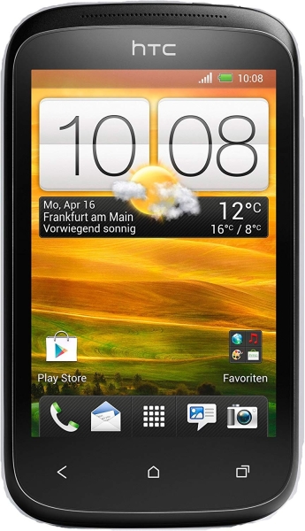 HTC Desire C Smartphone 3,5 Zoll HVGA-Touchscreen 4GB Stealth Black „gebraucht“