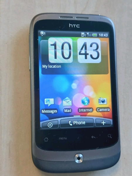 HTC Wildfire A3333 braun entsperrt Smartphone Originalverpackt