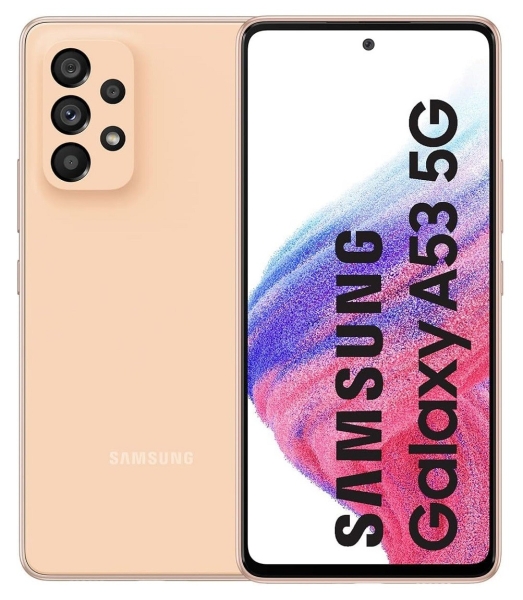 Samsung Galaxy A53 5G Smartphone Android 6,5″ SIM frei 6GB RAM 128GB Peach