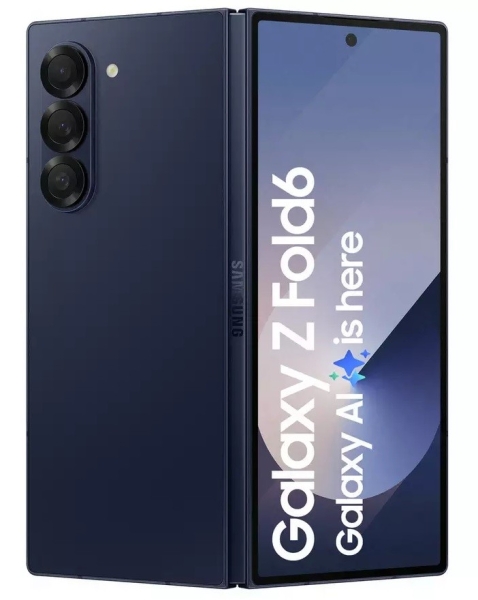 Samsung Galaxy Z Fold6 5G Smartphone 256GB AI Handy SIM Frei Navy