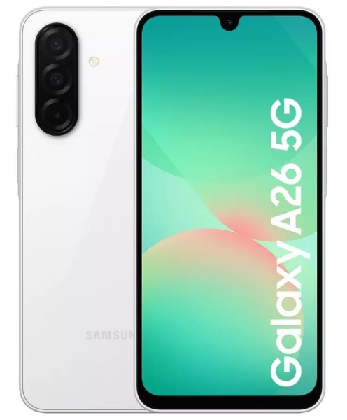 Samsung 5G Handy Galaxy A26 Smartphone SIM frei 256GB weiß