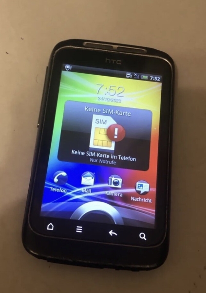 HTC  Wildfire S – Schwarz (Ohne Simlock) Smartphone Bluetooth Touch Android