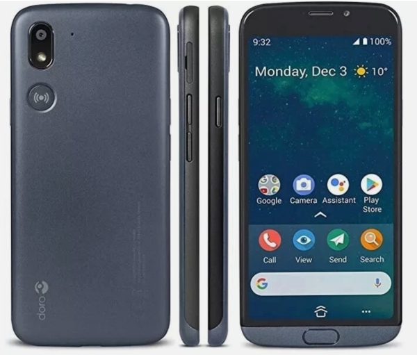 Doro 8050 schwarz 4G entsperrt Smartphone sehr guter Zustand – 12 Monate Garantie