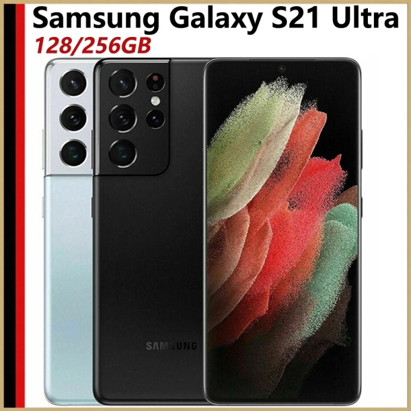 Neu Samsung Galaxy S21 Ultra 5G 128/256GB SM-G998U Smartphone Ohne Vertrag