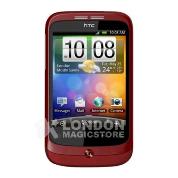 HTC Wildfire PC49100 – rot entsperrt Smartphone sehr guter Zustand