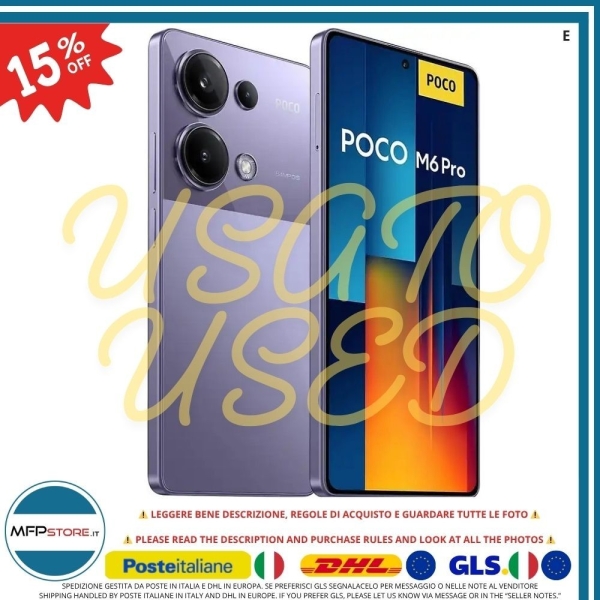 Smartphone Xiaomi POCO M6 Pro 512GB Lila AMOLED 5G NFC – Getestet