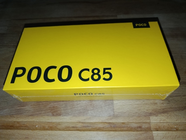 Smartphone Xiaomi Poco C85 Nagelneu Und Versiegelt Black 6GB RAM 128 GB ROM Top!