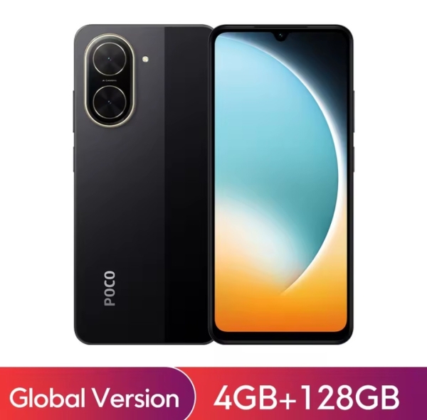 Xiaomi Poco C71 Dual Sim 8+128GB 4G 6,88″ schwarz entsperrt Android Smartphone