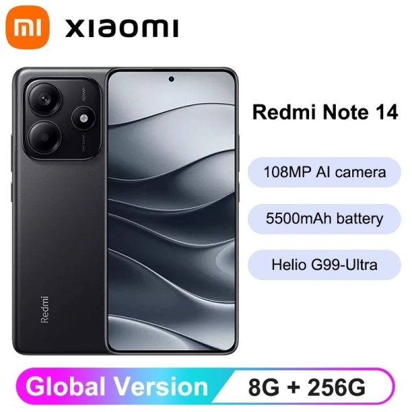 📱 UK Version Xiaomi Redmi Note 14 4G Smartphone | Helio G99-Ultra | 6,67″ AMOLE