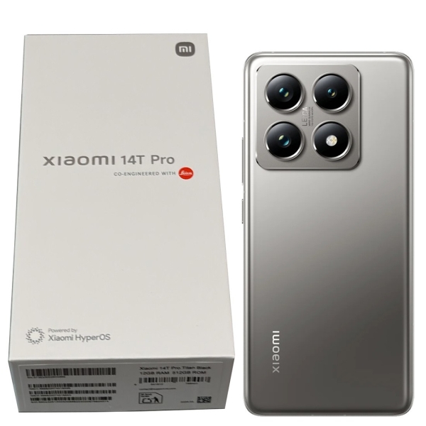 Xiaomi 14T Pro 5G (Titangrau) 512GB + 12GB RAM Android entsperrt Smartphone