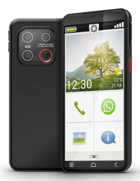 Emporia Smart.7 Lite 4G 128GB schwarz Smartphone